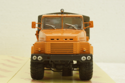 Краз-260 борт с тентом, оранжевый 1980, Н290, Наш Автопром 1:43