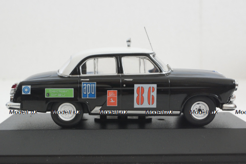 Газ-21 Волга 1962г., №86 Ралли 1000 озер, Финляндия, VVM051, VVM 1:43