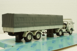 Маз-504В с п/прицепом 5205А Совстрансавто белый, Н789, Наш Автопром 1:43