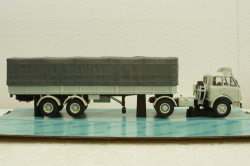 Маз-504В с п/прицепом 5205А Совстрансавто белый, Н789, Наш Автопром 1:43