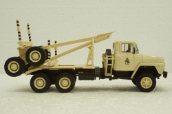 Краз-6437 лесовоз бежевый, Н729, Наш Автопром 1:43