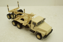Краз-6437 лесовоз бежевый, Н729, Наш Автопром 1:43