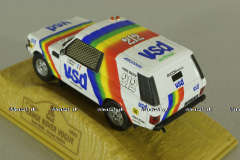 Range Rover Vogue #212 Paris-Dakar 1981 R.METGE - B.GIROUX, Norev 1:43