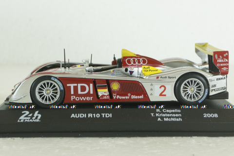 Audi R10 TDI #2 winner 24h LeMans 2008 Capello, Kristensen, McNish, LeMans Collection 1:43