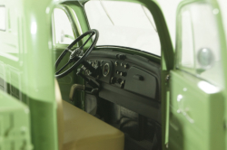 Mercedes L3500 truck with canvas top, green/red/grey, 450050100, Schuco 1:18