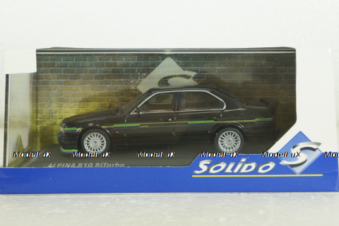 BMW E34 Alpina B10 BiTurbo 1994 black, 4310406, Solido 1:43