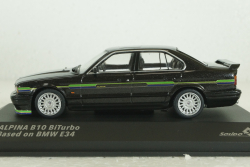 BMW E34 Alpina B10 BiTurbo 1994 black, 4310406, Solido 1:43