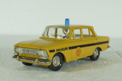 Москвич-412, милиция, Тантал/Радон 1:43