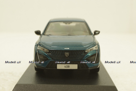 Peugeot 408 GT Hybrid 2023, blue, 474810, Norev 1:43