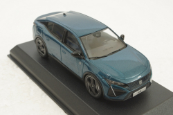 Peugeot 408 GT Hybrid 2023, blue, 474810, Norev 1:43