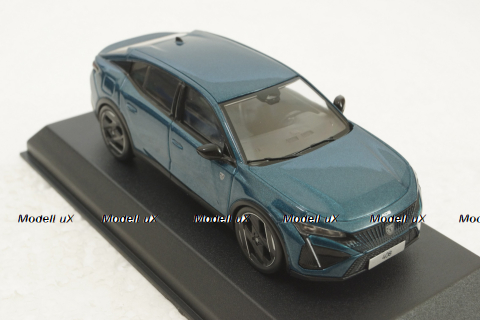 Peugeot 408 GT Hybrid 2023, blue, 474810, Norev 1:43
