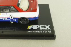 Nissan Skyline GT-R (R32) winner Australian Tour.Car Champ. #1 Jim Richards 1991 ATCC, APEX 1:43