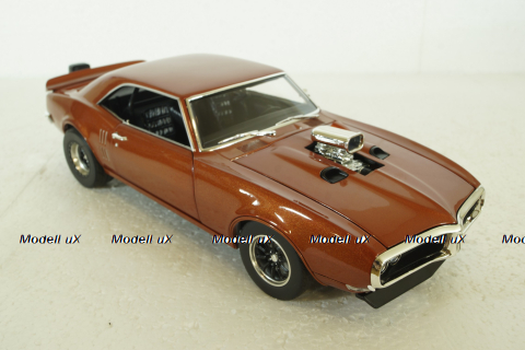 Pontiac firebird drag outlaw, custom metallic orange, 1805217 , ACME 1:18