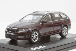 Skoda Octavia III Combi 2013, rosso brunello metalic, 143AB027JB, Abrex 1:43