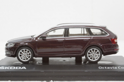 Skoda Octavia III Combi 2013, rosso brunello metalic, 143AB027JB, Abrex 1:43