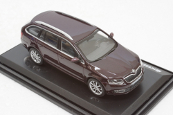 Skoda Octavia III Combi 2013, rosso brunello metalic, 143AB027JB, Abrex 1:43