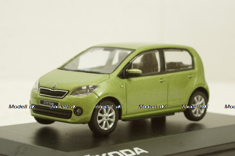 Skoda Citigo, spring green metallic, 143AB020QD, Abrex 1:43