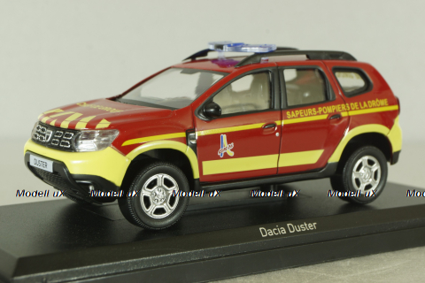 Dacia Duster Pompiers 2020, Chef de Groupe, red, 509048, Norev 1:43