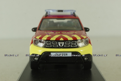 Dacia Duster Pompiers 2020, Chef de Groupe, red, 509048, Norev 1:43