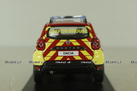 Dacia Duster Pompiers 2020, Chef de Groupe, red, 509048, Norev 1:43
