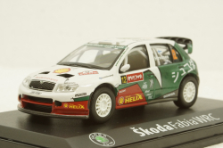 Skoda Fabia WRC Evo II , Rallye Japan 2005,  #12 Mikko Hirvonen, 143XAB601TF, Abrex 1:43