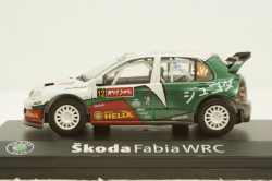 Skoda Fabia WRC Evo II , Rallye Japan 2005,  #12 Mikko Hirvonen, 143XAB601TF, Abrex 1:43