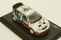 Skoda Fabia WRC Evo II , Rallye Japan 2005,  #12 Mikko Hirvonen, 143XAB601TF, Abrex 1:43
