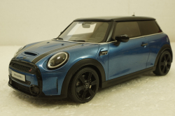 Mini Cooper S, blue/black, OT982, Otto 1:18