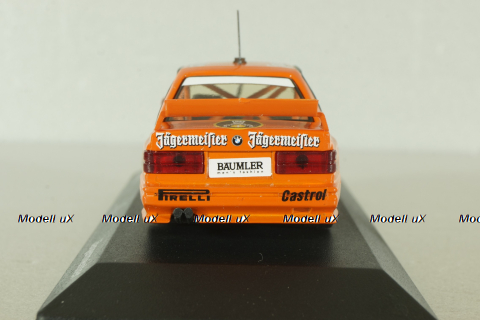 BMW M3 (E30) #20 A.Hahne, Jägermeister DTM 1992, orange, Minichamps 1:43