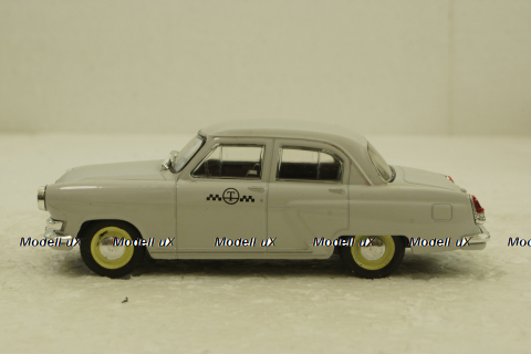 Газ-21Т Волга, такси, серая,Автолегенды СССР 1:43