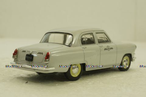 Газ-21Т Волга, такси, серая,Автолегенды СССР 1:43