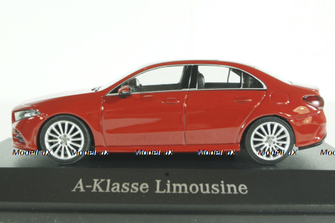 Mercedes A-Class limousine (V177), 2018, red, B66960430, Herpa 1:43