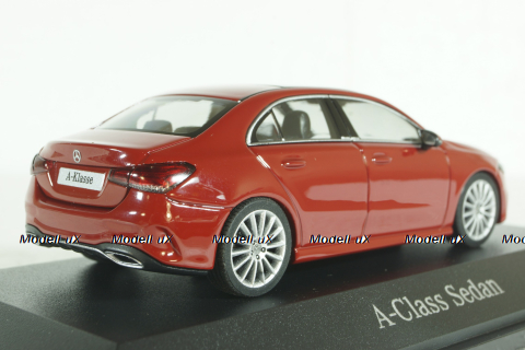 Mercedes A-Class limousine (V177), 2018, red, B66960430, Herpa 1:43