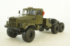 Краз-255В седельный тягач, хаки, 100886, АвтоИстория 1:43