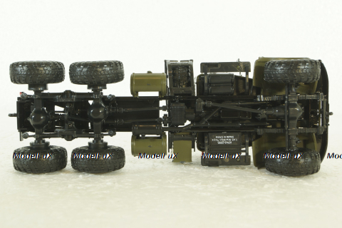 Краз-255В седельный тягач, хаки, 100886, АвтоИстория 1:43