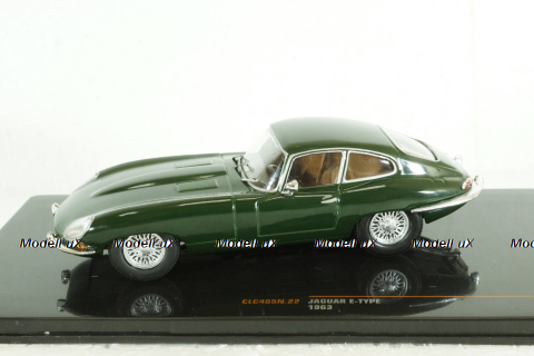 Jaguar E-Type Coupe 1963, green, CLC485N.22, IXO 1:43