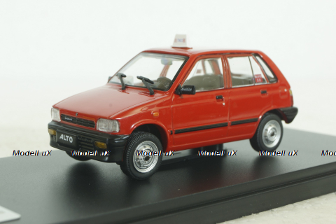 Suzuki Alto Taxi 1995, red, T26709, Sunyork Model 1:43
