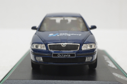 Skoda Octavia А5, Nehodovy Servis Deep Sea Blue, 143ABX001FR, Abrex 1:43