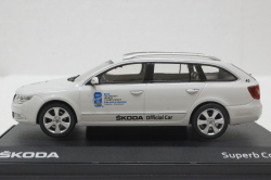 Skoda Superb Combi В6, Ice Hokey World Championship 2012 Finlad&Sweden-Official Car, 143ABX015XL-E, Abrex 1:43