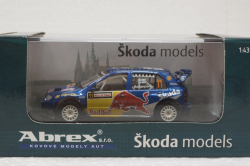 Skoda Fabia WRC Evo II, Turkey 2006, Red Bull №11 Harri Rovanpera, 143XAB601TB, Abrex 1:43