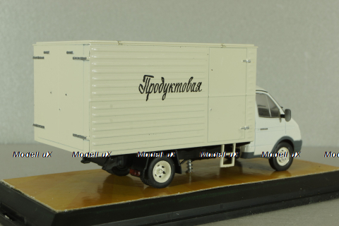 Газ-3302 Газель с термобудкой, белый, Model43 1:43