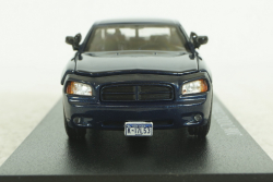 Dodge Charger 2006 blue, from TV series "Castle",  86604, Greenlight 1:43