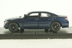 Dodge Charger 2006 blue, from TV series "Castle",  86604, Greenlight 1:43