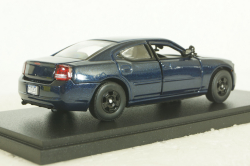 Dodge Charger 2006 blue, from TV series "Castle",  86604, Greenlight 1:43