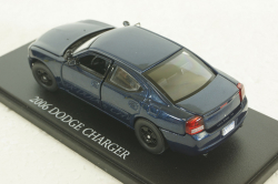 Dodge Charger 2006 blue, from TV series "Castle",  86604, Greenlight 1:43