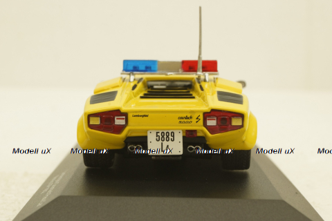 Lamborghini Countach Safety Car Monaco GP formula 1 1982 yellow, Werk83 1:43