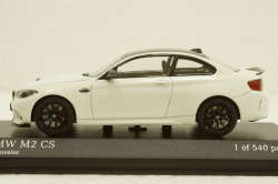 BMW M2 CS 2020 White with black Wheels, 410021021, Minichamps 1:43