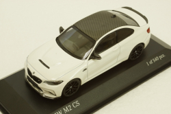 BMW M2 CS 2020 White with black Wheels, 410021021, Minichamps 1:43