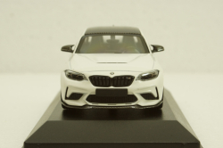 BMW M2 CS 2020 White with Gold Wheels, 410021020, Minichamps 1:43