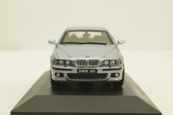 BMW M5 (E39) 2000 silver blue metallic, 4310503, Solido 1:43
